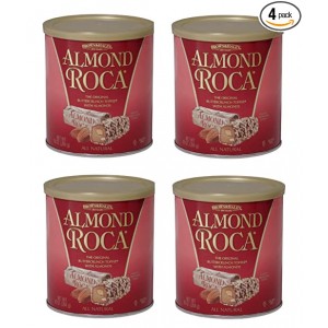4 Pack 10 oz. ALMOND ROCA Canister